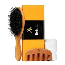 Boar Bristle Brush for Thick Hair - Healthier Strands