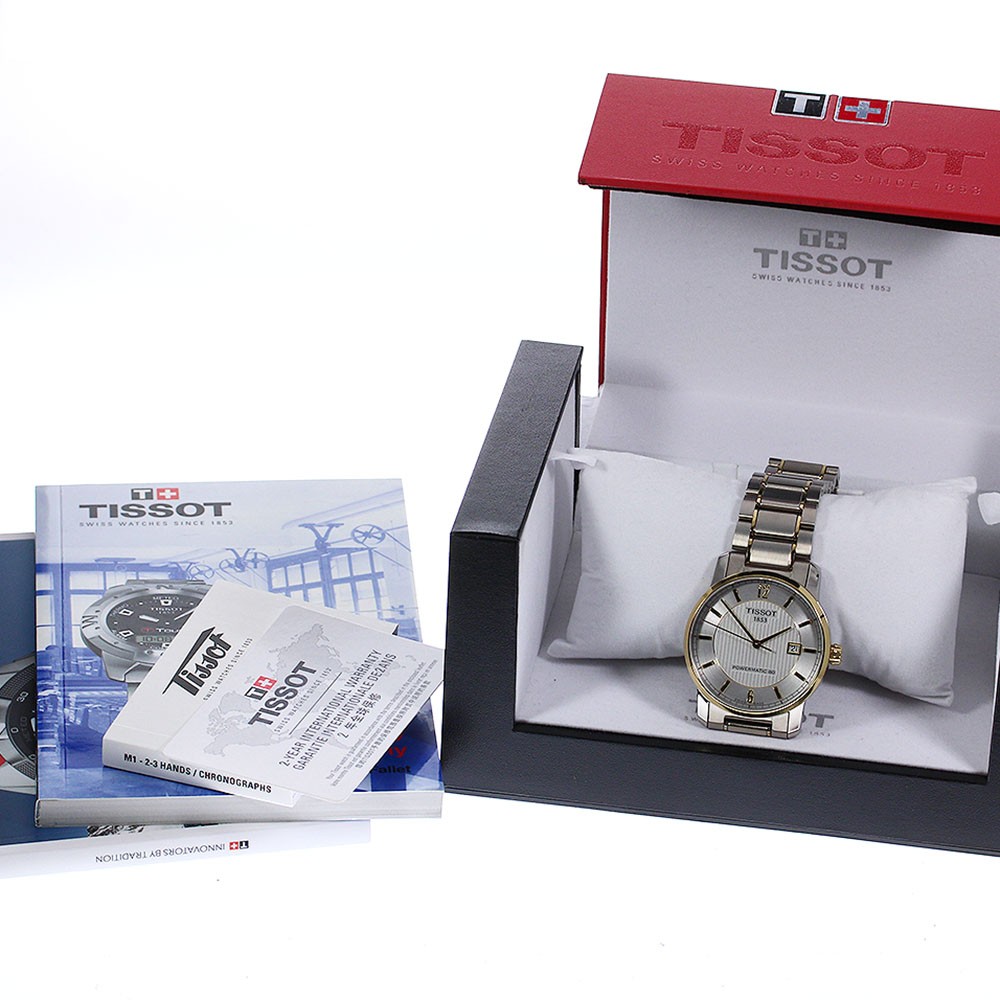 TISSOT Powermatic 80 T087407A Titanium Silver Dial Automatic Men's