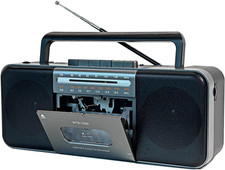 Portable Cassette Tape Player Recorder,Am/Fm/Sw Radio with Bluetooth,Usb/Sd, Big