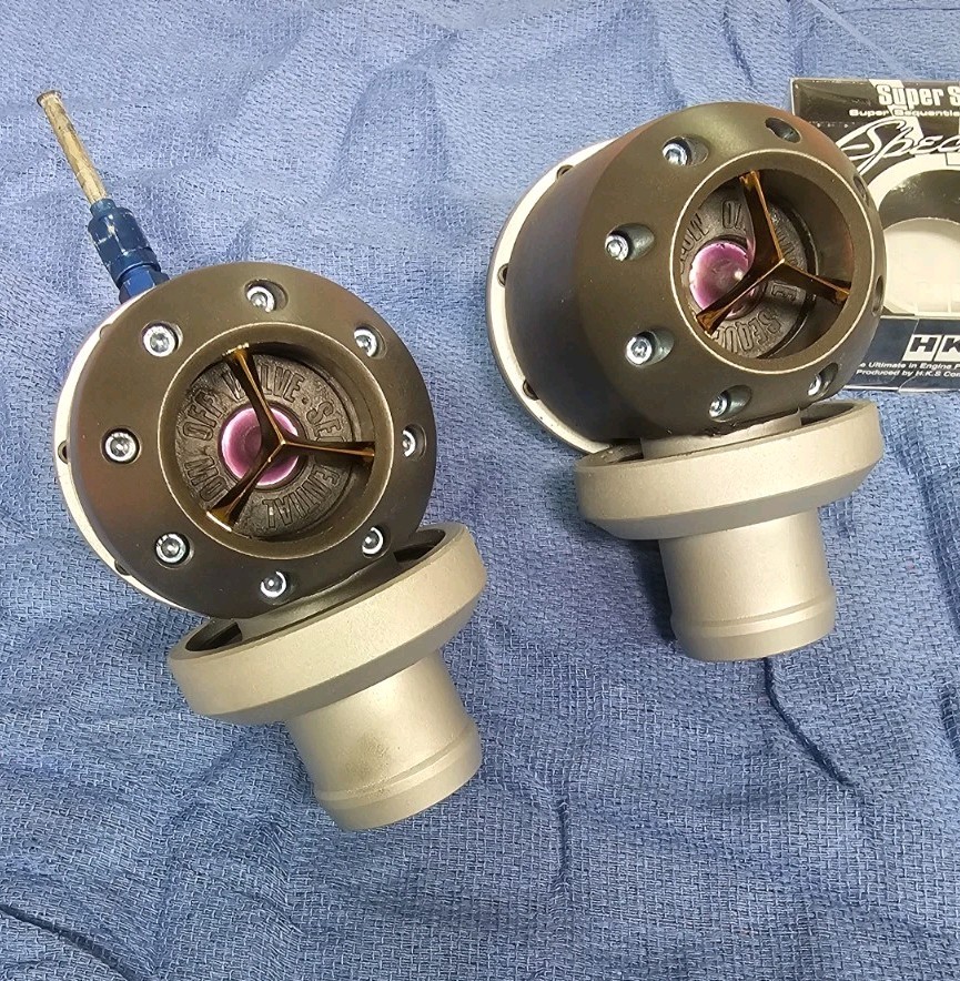 Twin HKS Super sequential blow off valve SSQV BOV Version 1