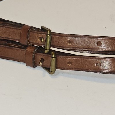 Vintage Rare Ralph Lauren Equestrian Belt Tri Strap Leather 
