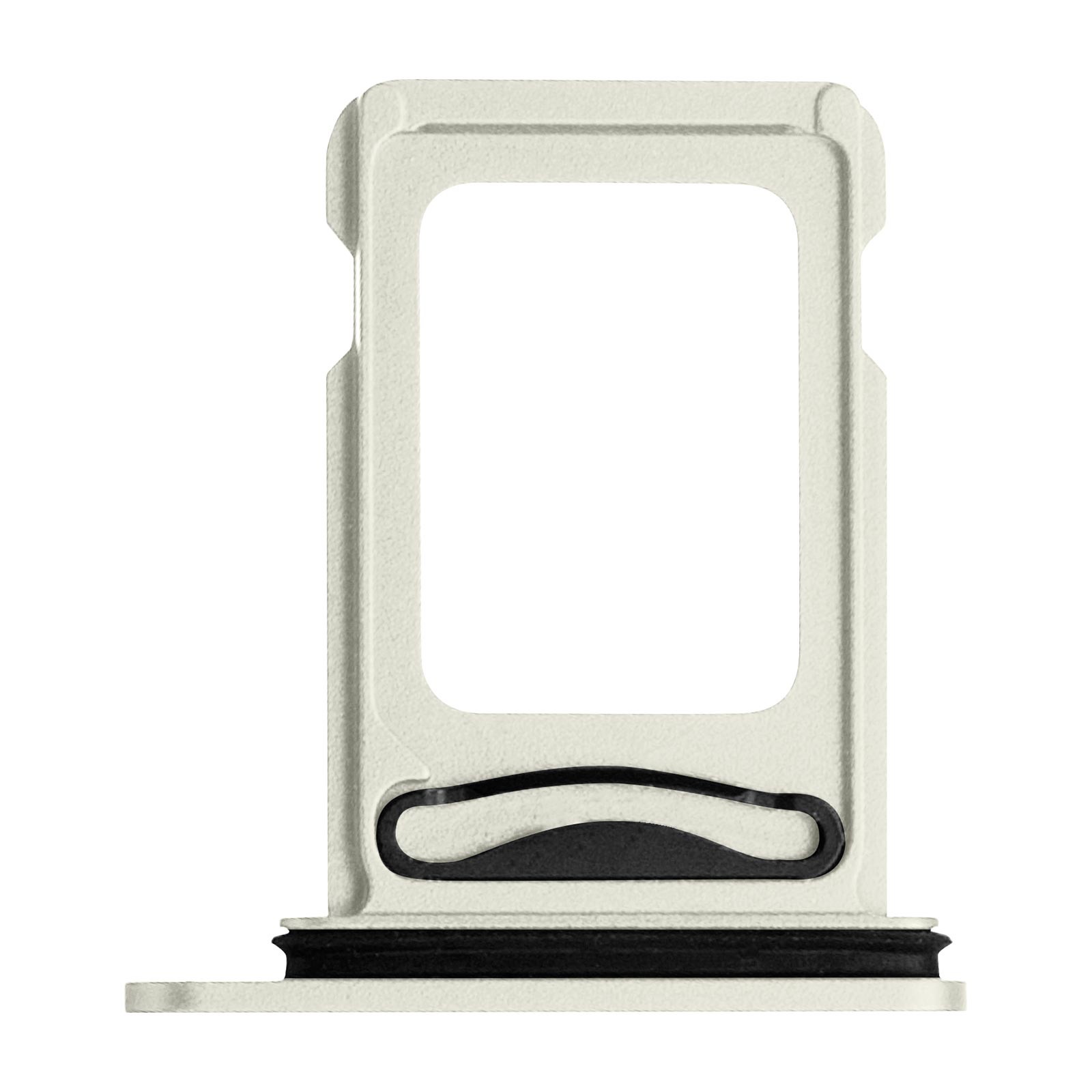 Réparer un iPhone 13 sans réseau avec ce tiroir carte SIM de rechange en métal gris