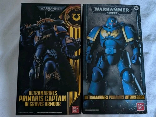 Bandai Warhammer 40k Ultramarines Captain And Space Marine