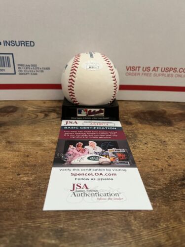 DON SUTTON Signed OMLB BASEBALL SWEET SPOT W/HOF 98 INSCRPTION JSA AX18974 - Picture 3 of 3