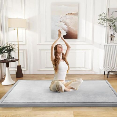 Baby Play Mat for Floor, Thick Memory Foam Tummy Time Mat, Large - Picture 2 of 6