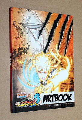 Naruto Shippuden Ultimate Ninja Storm 3 Artbook Playstation 3 Xbox 360 PS3