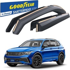 Rain Guards Vent Visors Shade for 2018-2024 Volkswagen Tiguan SHATTERPROOF