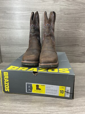 Brazos steel toe boots size 10D s-l400.jpg main image 2
