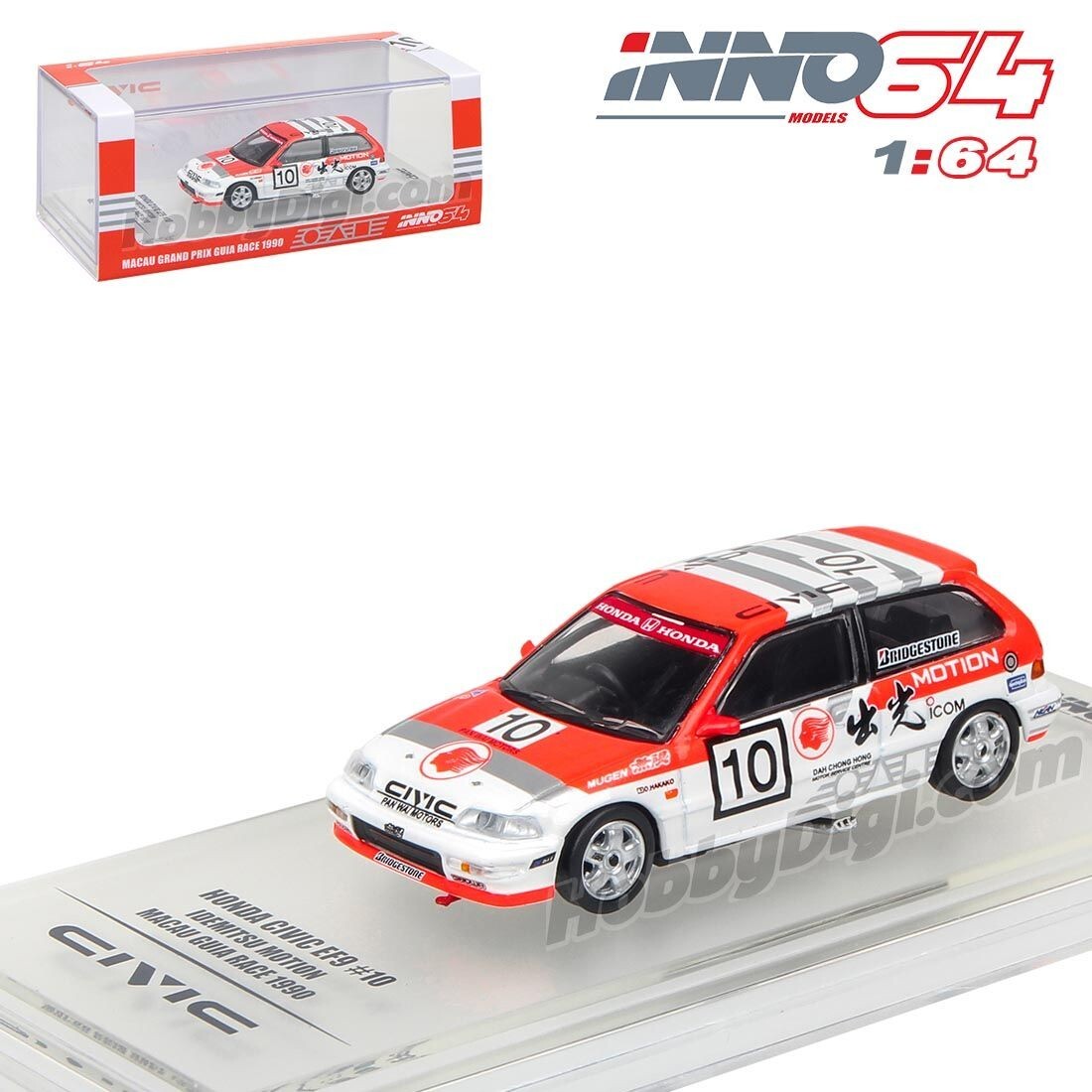 INNO64 - Honda Civic EF9 Gr.A #10 Idemitsu
