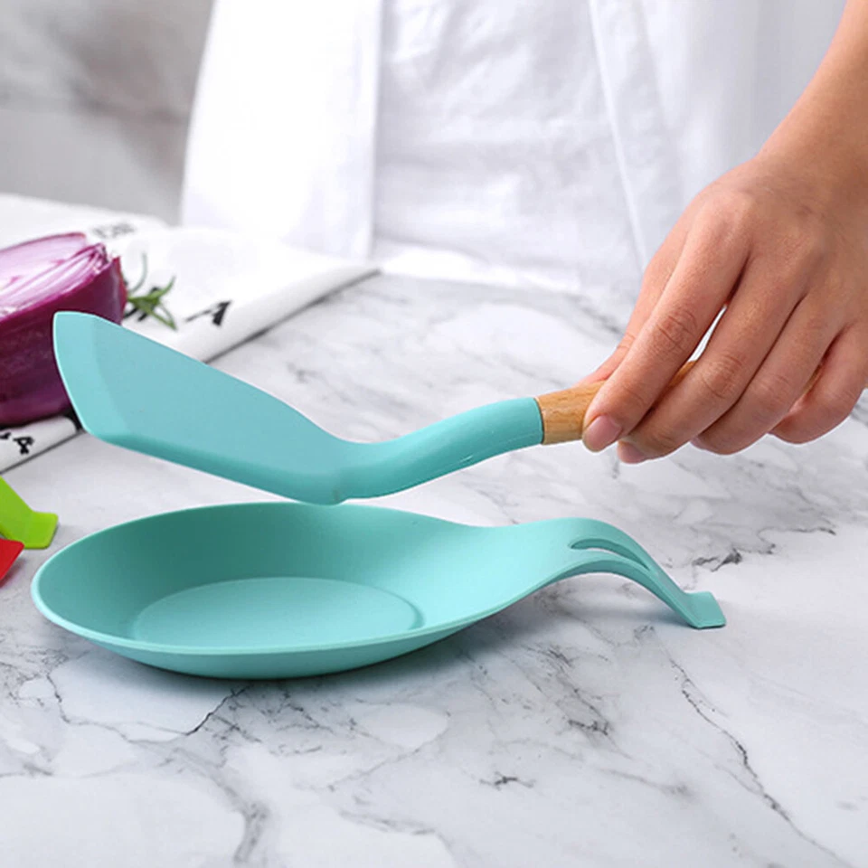 Pot Holder Kitchen Tool Silicone Spoon Mat Insulation Spoon Shelf Spoon Pad - Image 4 of 4