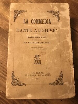 La Commedia Dante Alighieri Florenz 1906 