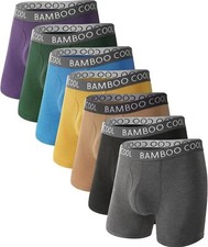 BAMBOO COOL Men Ultra ComfortSoft Underwear, Moisture Wicking Breathable Boxer