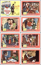 A CHRISTMAS CAROL With ALASTAIR SIM Full Set of 8 Ind 11x14 LC PRINTS 1951