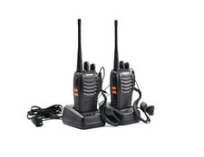 BF-888S Dual Walkie Talkies, 16 Channels, 5km Range, USB Charging, 5W Power .