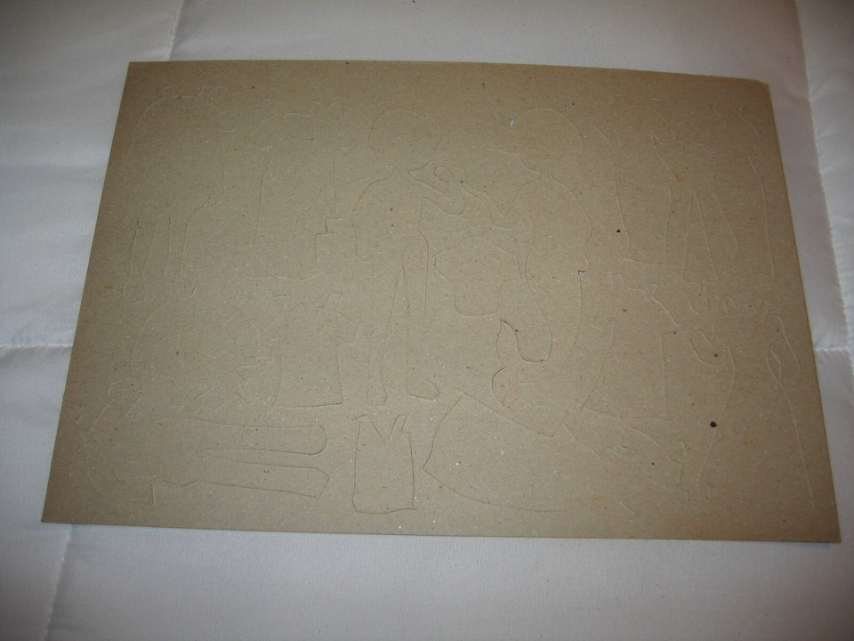 Vintage 90's Chinese Punch Out Paper Dolls one Sheet Cardboard NEW not mint eBay