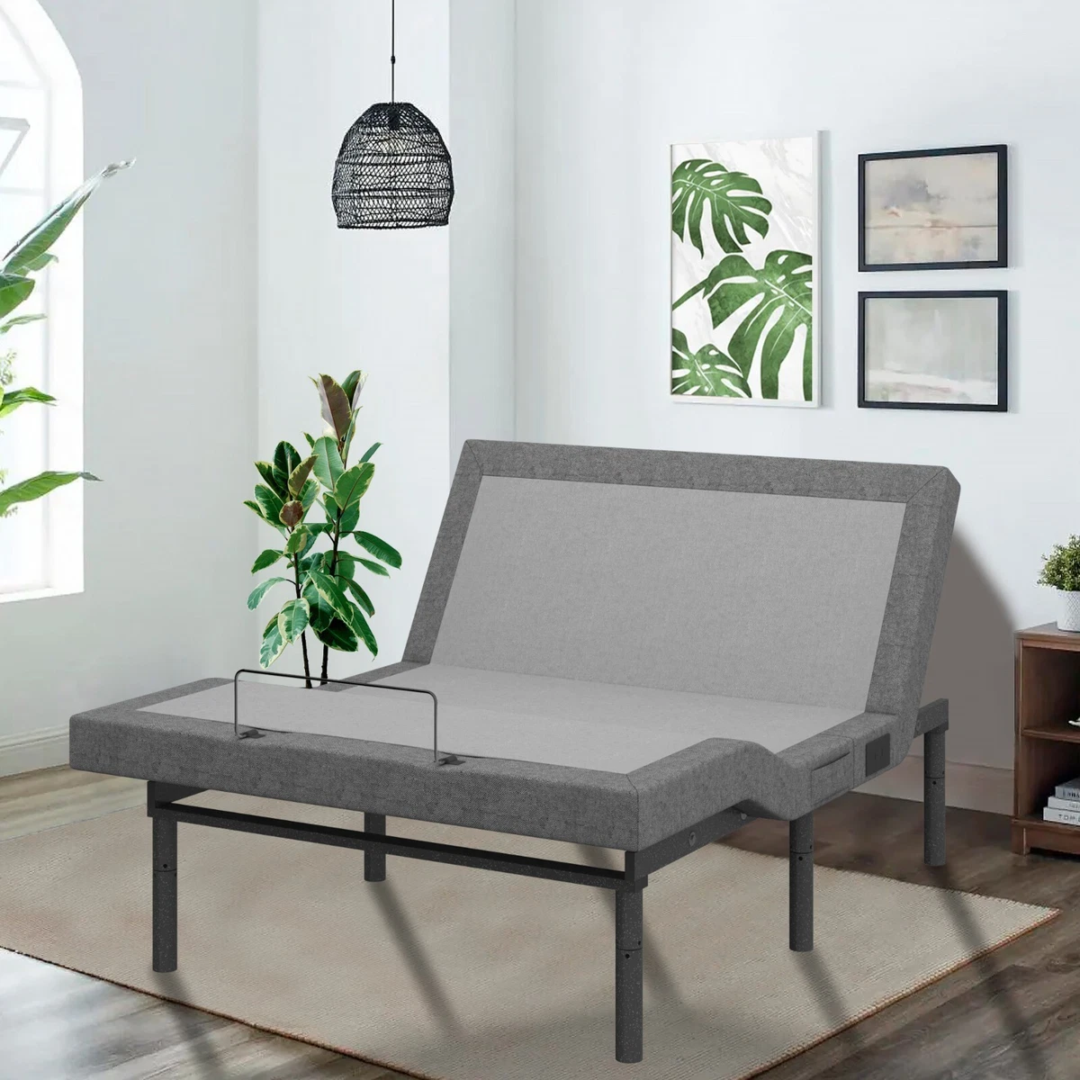 Bed frame that goes 2024 around adjustable bed