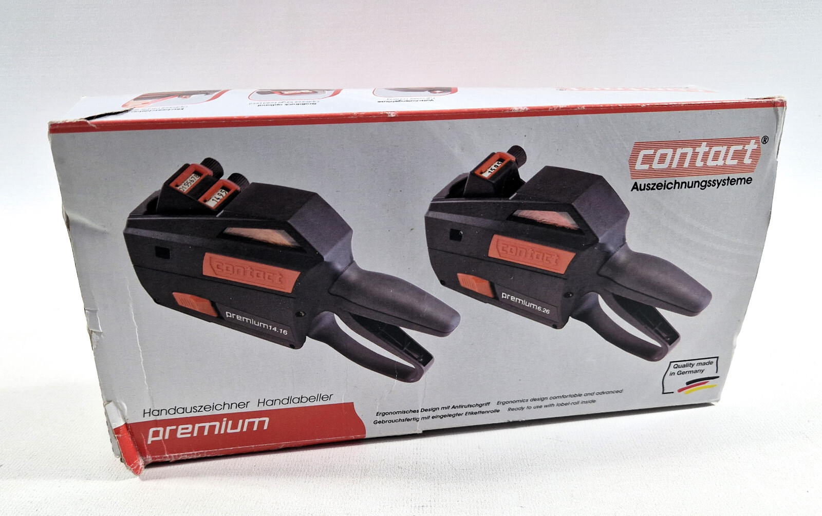 Contact Indicador de Precio Premium 6.18 Auszeichnungssystem 6-stellig + Rodillo