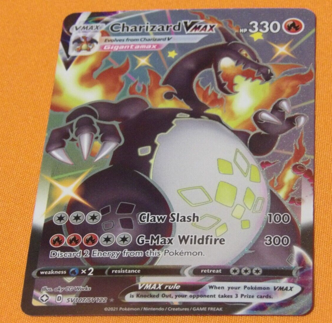 Pokemon Cards Shiny Charizard Vmax