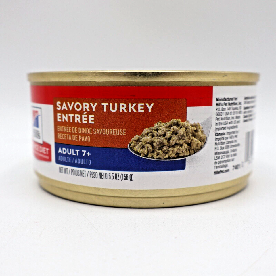 Hill's Science Diet Wet Cat Food Adult 7+ Senior Cats Savory Turkey 2