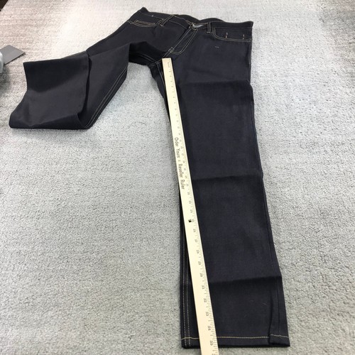 Public School New York Jeans Mens 33 Button Fly Slim Selvedge Japanese Gold n67 - Picture 4 of 9