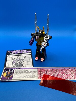 1984 Transformers Kickback Evil Insecticon -Complete with Gun, Booklet and Specs