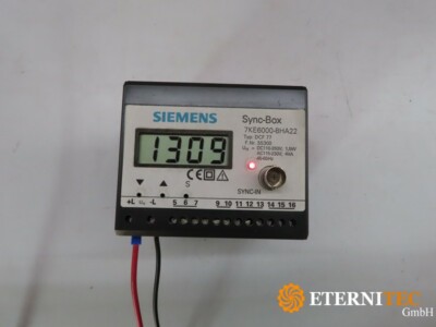 Siemens 7KE6000-8HA22 Typ: DCF 77 Sync-Box