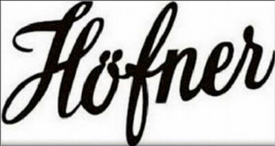 1- höfner GOLD KLEBE sticker folien logos für. kopfplatte org-Größen 5cm-
