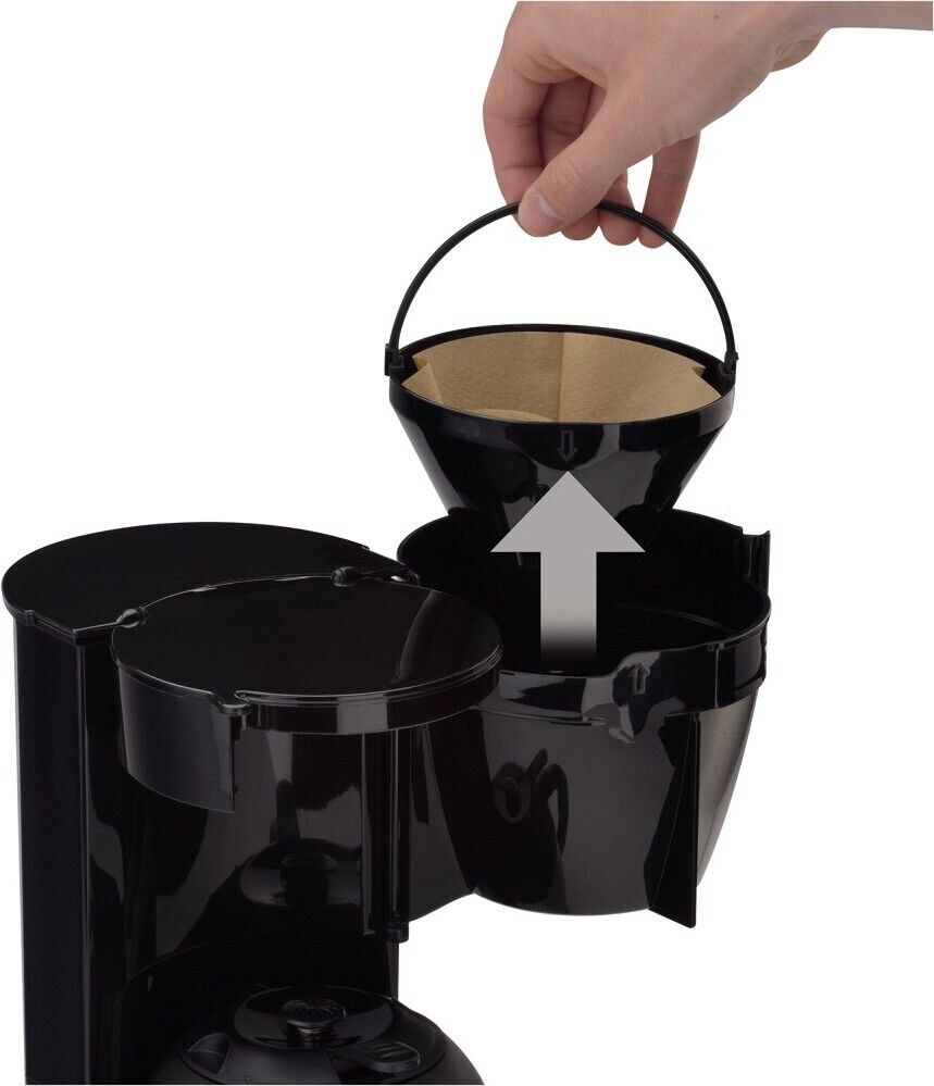Cloer 5009 Kaffeemaschine, schwarz edelstahl