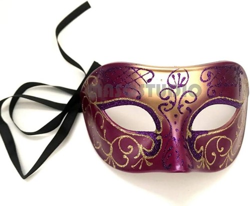 Mens Masquerade Ball Mask Cosplay Mardi Gras Prom Dance Birthday Bachelor Party - Picture 43 of 46