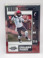 2022 Panini Chronicles Football Desmond Ridder COLLEGE TICKET RC 4