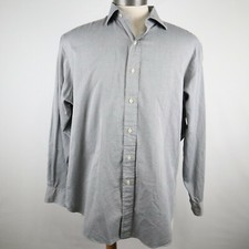 Polo Ralph Lauren Shirt Mens 17 34/35 Regent Classic Fit Button Up Long Sleeve