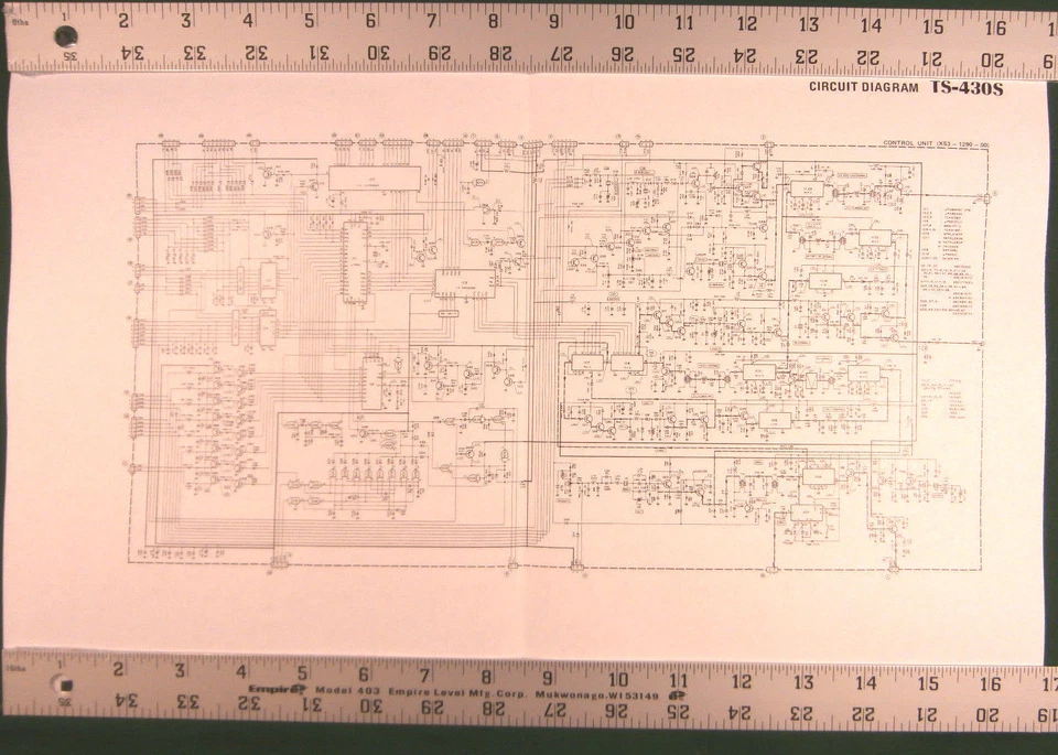 Kenwood TS-430S Instruction & Service Manuals: 11" X 17" Foldout Diagrams! - Image 4 of 4