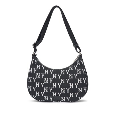 ★MLB Korea★ Classic Monogram Jacquard Hobo Bag B DBrown 3A s-l400.jpg