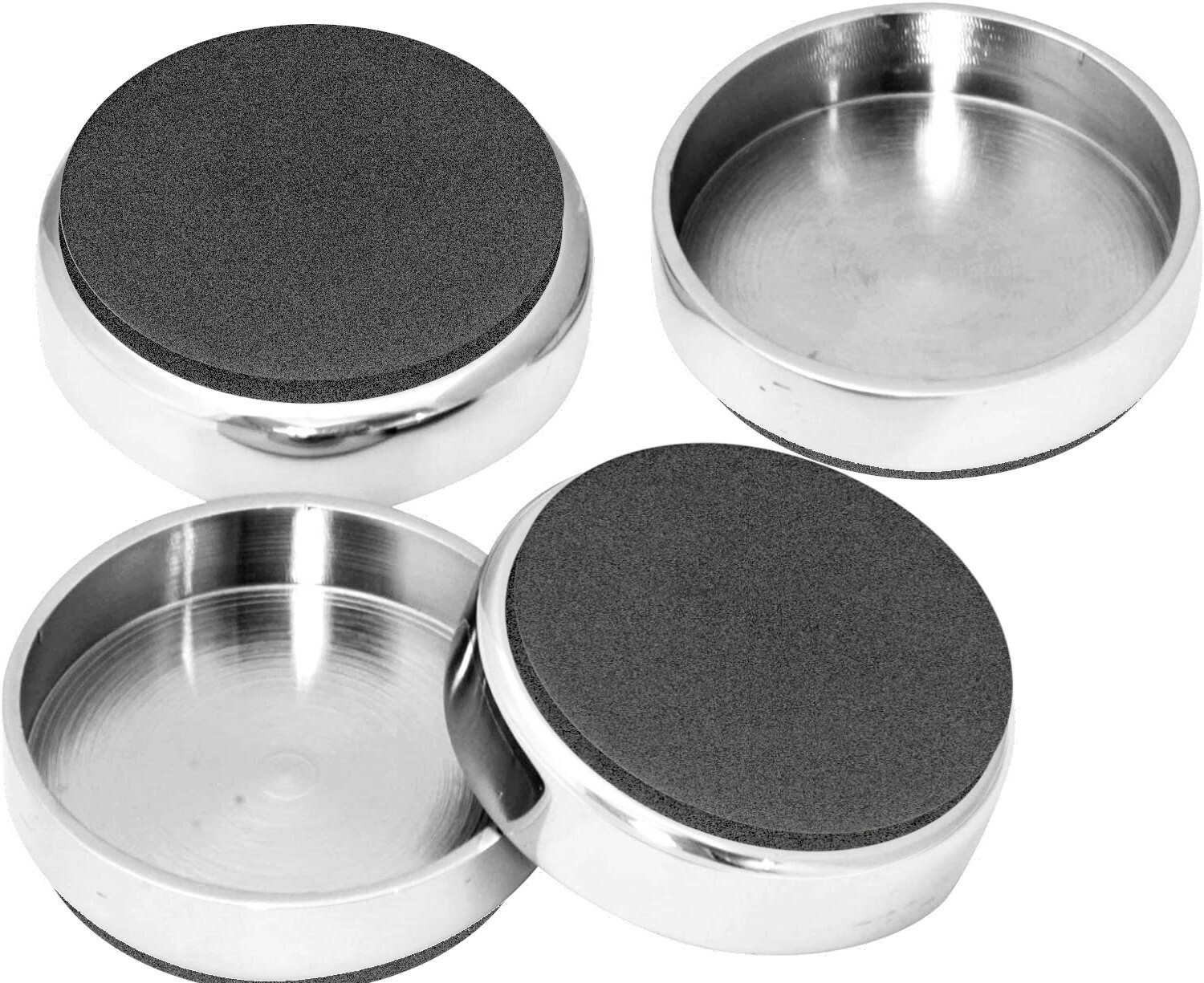 Castor Cups Round Furniture Felt Pads Floor Protectors Chairs Feet