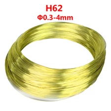 Pure Cu Copper Wire Brass Wire 0.3mm to 4mm Uncoated Cable Line 2/3/4/5/6/7Meter