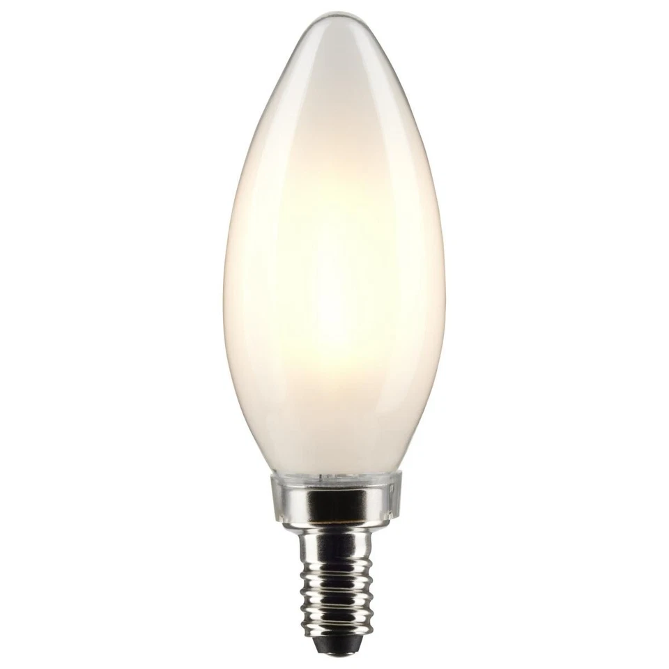 Satco S21278 - 5.5 Watt B11 LED E12 Frost Bulbs - 2700K (2, 6 or 24 Pack) - Image 2 of 4