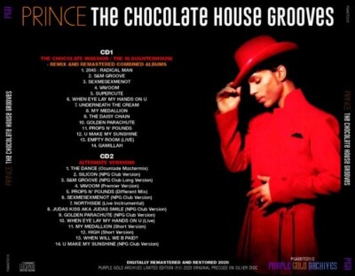 PRINCE / THE CHOCOLATE HOUSE GROOVES ALTERNATE ALBUM REMIX AND