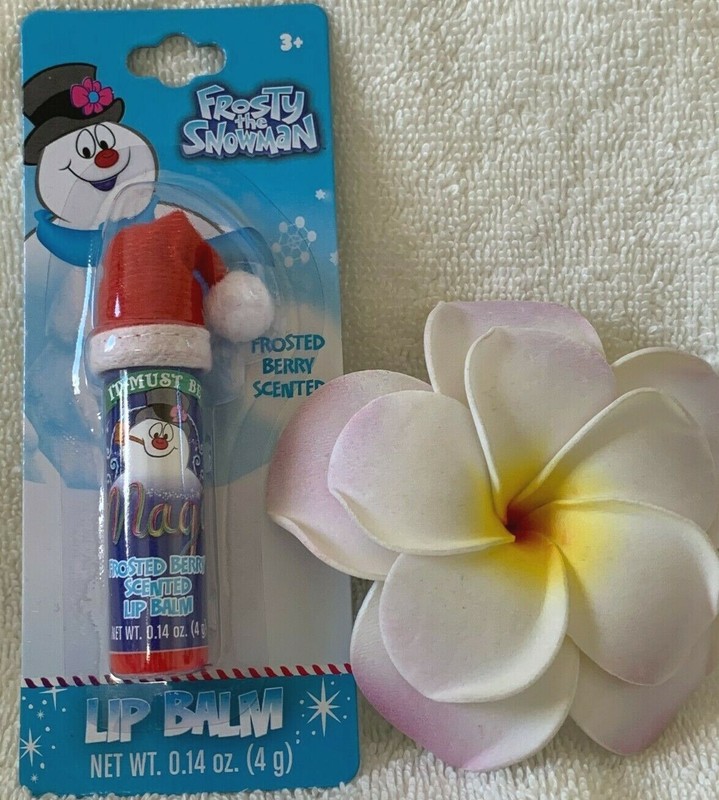 Frosty The Snowman***FROSTED BERRY SCENTED***Lip Balm~~0.14 oz/4 g~~NEW~~SEALED