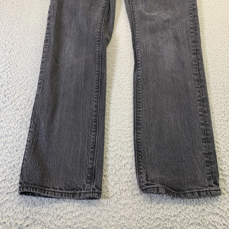 Volcom Stone Solver Jeans Mens 29x29 Black Denim Slim Straight Skater Cotton - Image 2 of 4