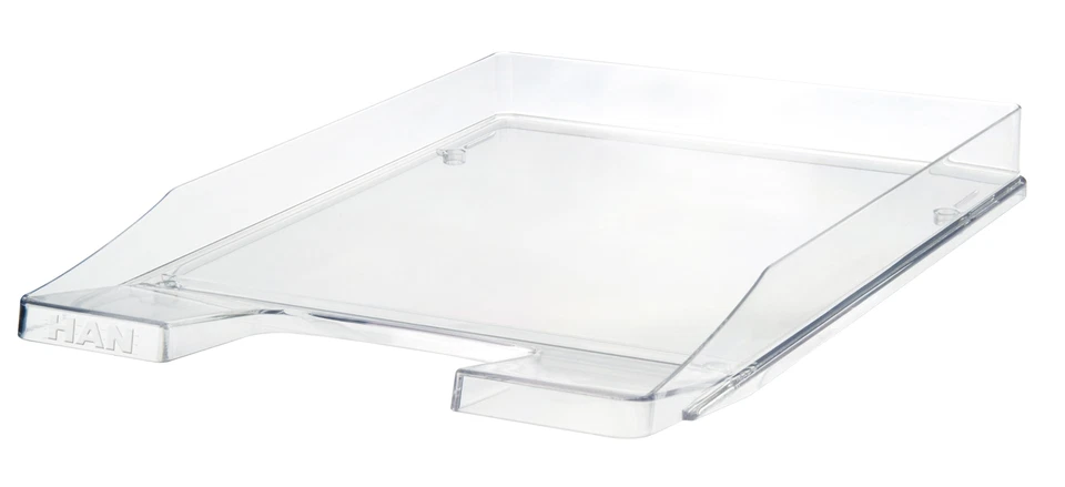 HAN 1025 JUNIOR Briefablage A4/C4 Ablagefach flach transparent - 5er Set