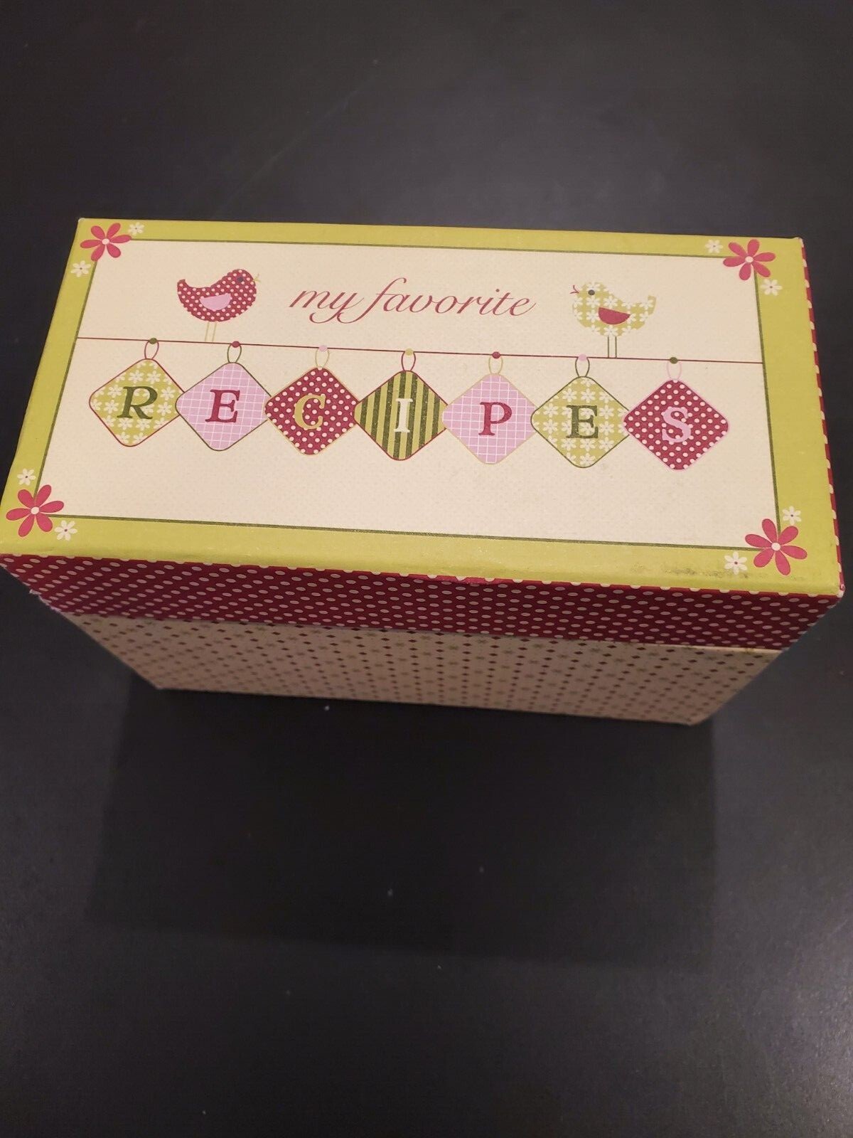 Recipe Cards (80) with Cute Recipe Box Kitchen Favorites eBay