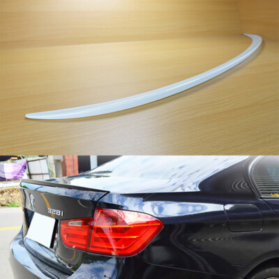 Fit BMW F30 F80 3-Series M3 Look 12-14 Boot Trunk Spoiler #300 Alpine White