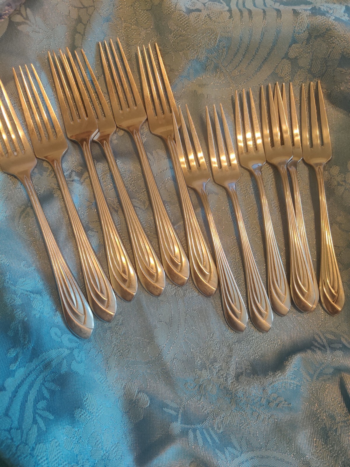 Dansk BASKETWEAVE Stainless JAPAN Flatware 8" DINNER FORK eBay