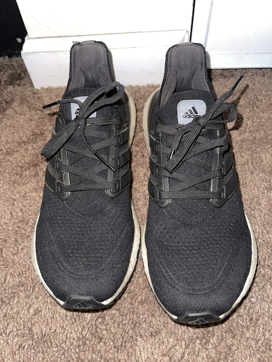 Adidas UltraBoost 21 Core Black / White Running Shoes FY0378  display picture 3