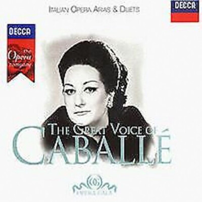 CD: The Great Voice of Montserrat Caballé - Italien Opera Arias & Duets - Decca