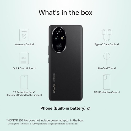 HONOR 200 Pro 5G Factory Unlocked Dual SIM-AI-Powered MagicOS 8.0-Curved Display - Picture 4 of 4