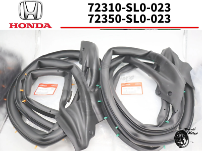 Honda NSX NA1 NA2 ACURA OEM Door Lower Weatherstrip Rubber Rh & Lh