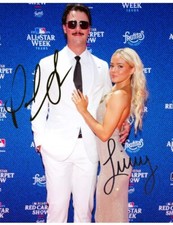 Encadré Paul Skenes Livvy Dunne 8x10 signé MLB All Star réimpression livraison gratuite 