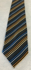 Croft  Barrow Men's Tie Necktie 100 Silk Stripe Multicolor Career Office Wear