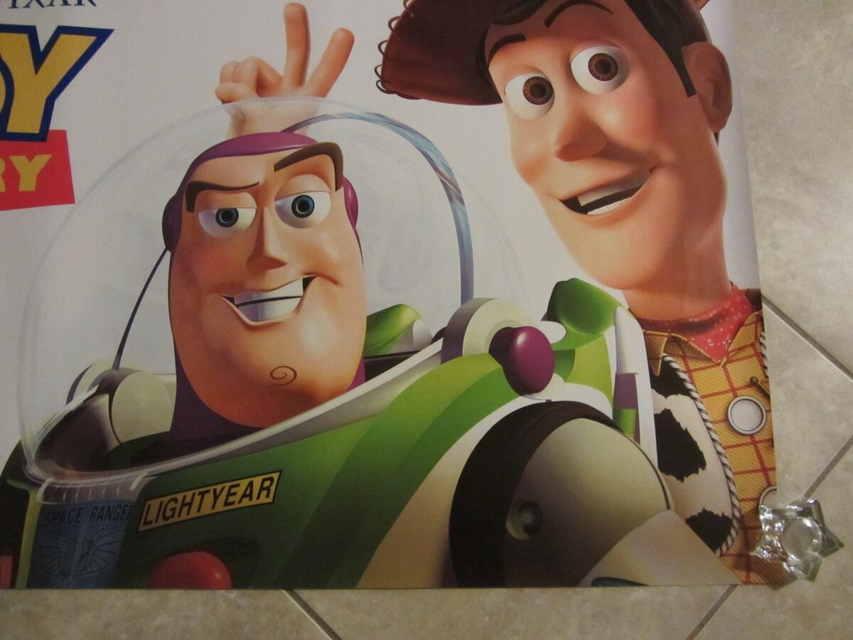 Toy Story movie poster 30 x 40 Walt Disney original Toy Story 2